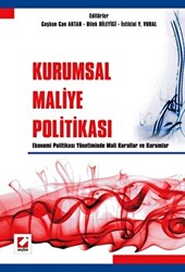 Kurumsal Maliye Politikası - 1