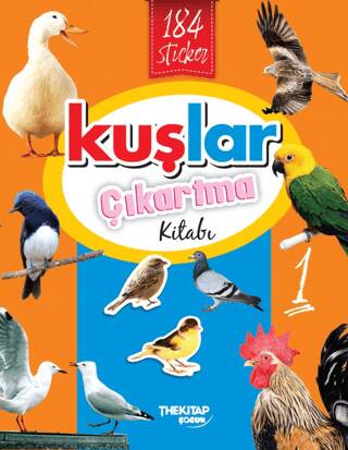 Kuşlar Çıkartma Kitabı - 1 - 1