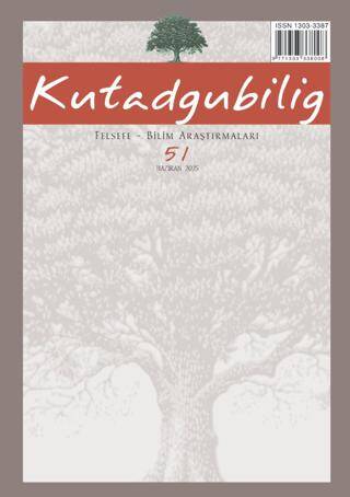 Kutadgubilig: Felsefe-Bilim Araştırmaları Dergisi Sayı: 51 Temmuz 2025 - 1