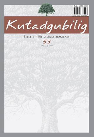 Kutadgubilig: Felsefe-Bilim Araştırmaları Dergisi Sayı: 53 Haziran 2026 - 1