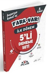 KVA 8. Sınıf İlk Dönem Fark Var 5`li Deneme Seti - 1