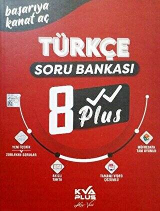 KVA Yayınları 8. Sınıf Türkçe Plus Serisi Soru Bankası - 1