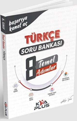 KVA Yayınları 8. Sınıf Türkçe Temel Adımlar Soru Bankası - 1