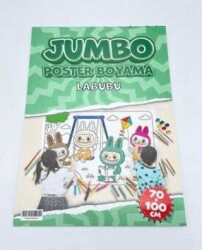 Labubu Jumbo Poster Boyama 70x100cm - BKM Kitap