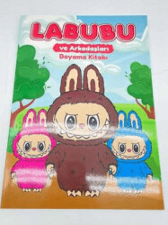 Labubu ve Arkadaşları A4 Boyama Kitabı 16 Sayfa - BKM Kitap