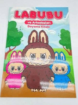 Labubu ve Arkadaşları A4 Boyama Kitabı 16 Sayfa - 1