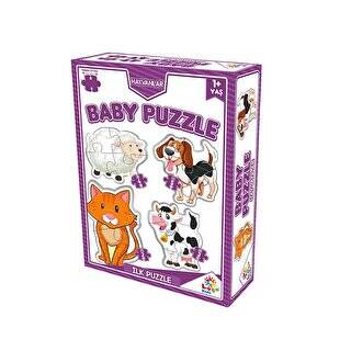 Laço Baby Puzzle Hayvanlar Mor - 1