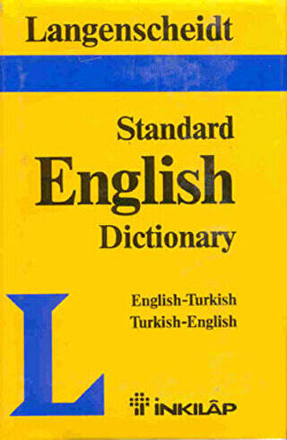 Langenscheid Standard English Dictionary English-Turkish Turkish-English - 1