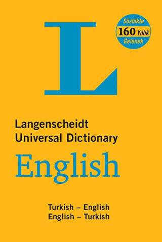 Langenscheidt’s Universal Dictionary English - Turkish - Turkish - English New and Revised Edition - 1