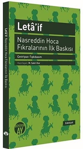 Leta`if - Nasreddin Hoca Fıkralarının İlk Baskısı - 1