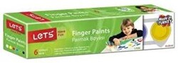 Let`s Parmak Boyası 6 Ana Renk 25 ml - 1