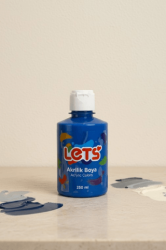 Let’s Akrilik Boya Mavi 250 ml - 1