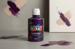 Let’s Akrilik Boya Mor 250 ml - 1