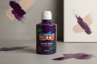 Let’s Akrilik Boya Mor 250 ml - 1