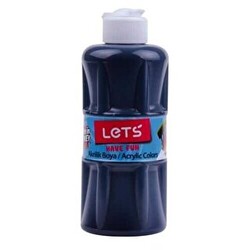 Lets Akrilik Boya 250 Ml Siyah L5709 - Lets