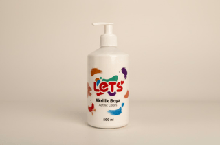 Let’s Akrilik Boya Beyaz 500 ml - 1