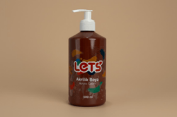 Let’s Akrilik Boya Kahverengi 500 ml - 1