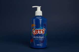 Let’s Akrilik Boya Mavi 500 ml - 1