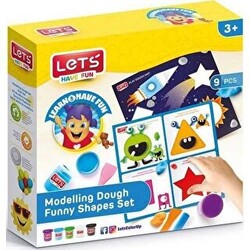Lets Eğlenceli Şekiller Matı Oyun Hamuru L9010 - 1