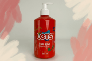 Let’s Guaj Boya Kırmızı 500 ml - 1