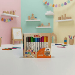 Let’s Jumbo Keçeli Kalem 12 Renk - Lets