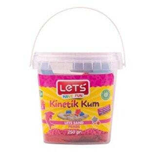 Lets Kinetik Kum 250 Gr Pembe Plastik Kutu L10188 - 1