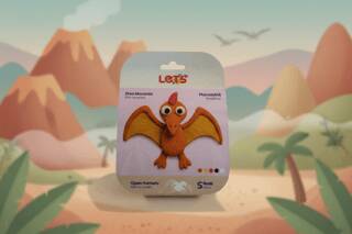 Let’s Mini Changelle 5 Renk Dino Macerası Pterodaktil Oyun Hamuru 120g - 1
