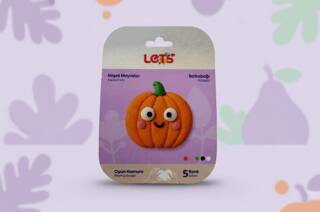 Let’s Mini Changelle 5 Renk Neşeli Meyveler Balkabağı Oyun Hamuru 120g - 1