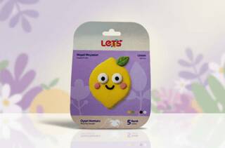 Let’s Mini Changelle 5 Renk Neşeli Meyveler Limon Oyun Hamuru 120g - 1