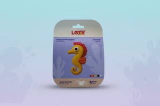 Let’s Mini Changelle 5 Renk Okyanus Arkadaşları Denizatı Oyun Hamuru 120g - 1