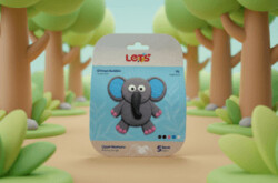 Let’s Mini Changelle 5 Renk Orman Kulübü Fil Oyun Hamuru 120g - Lets