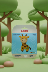 Let’s Mini Changelle 5 Renk Orman Kulübü Zürafa Oyun Hamuru 120g - Lets