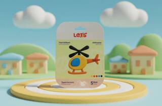 Let`s Mini Changelle 5 Renk Taşıt Atölyesi Helikopter Oyun Hamuru 120g - 1
