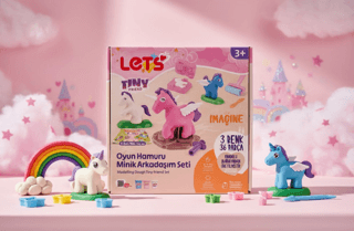 Let`s Oyun Hamuru Minik Arkadaş Seti - 1