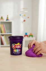 Let`s Neon Oyun Hamuru Mor 110g - Lets