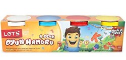 LETS 4 Renk Oyun Hamuru 226 g - 1