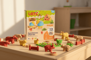 Let`s Oyun Hamuru Çiftlik Seti - 1
