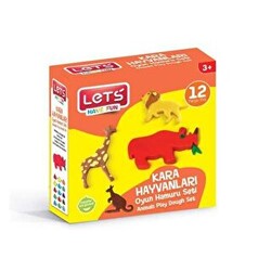Lets Oyun Hamuru Kara Hayvanları Seti L8598 - 1