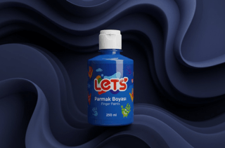 Let`s Parmak Boyası Mavi 250 ml - 1