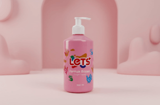 Let’s Parmak Boyası Pembe 500 ml - 1