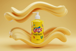 Let’s Parmak Boyası Sarı 500 ml - 1