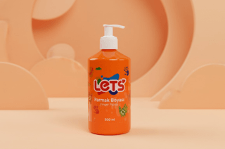 Let’s Parmak Boyası Turuncu 500 ml - 1