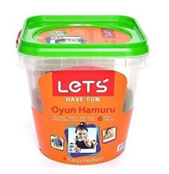 Lets Plastik Kova Oyun Hamuru 6 Renk L8700 - 1