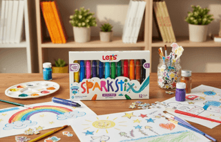 Let’s Sparkstix Jel Mum Boya 12 Renk - 1
