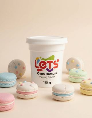 Let`s Oyun Hamuru Beyaz 110g - 1