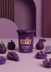 Let`s Oyun Hamuru Mor 110g - Lets