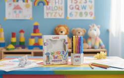 Let’s Wonder Twist Çevirmeli Mum Boya 12 Renk - Lets
