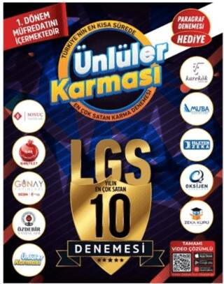 2025 LGS 1.Dönem 10 Farklı Yayın 10 Deneme - 1