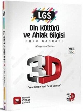 LGS 3D Din Kültürü ve Ahlak Bilgisi Soru Bankası - 1