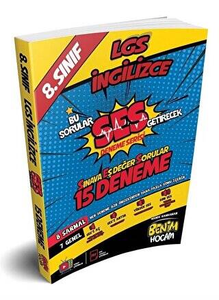 LGS 8. Sınıf SES Getirecek İngilizce 15 Deneme - 1